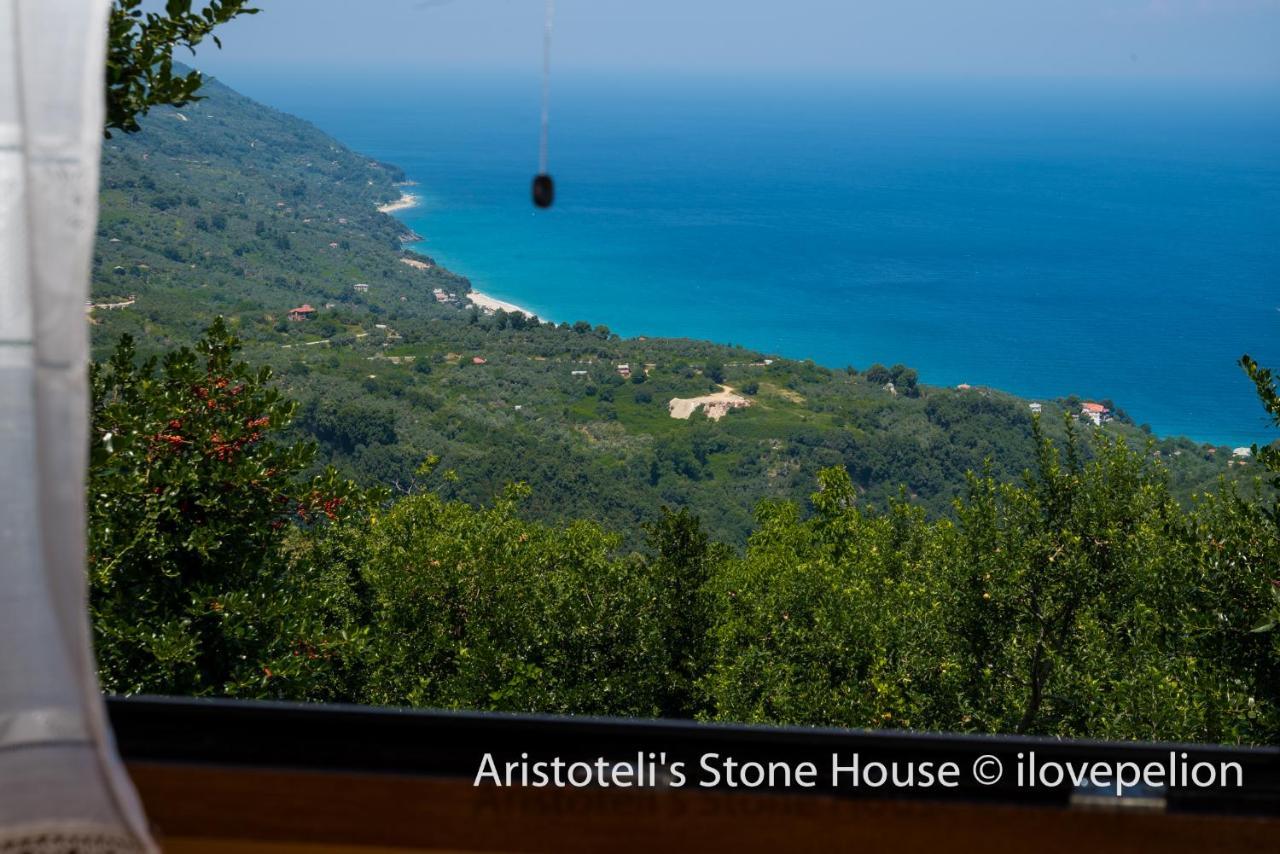 Aristoteli'S Stone House Makrirrákhi Eksteriør billede